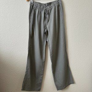 Old Navy Linen Wide Leg Pants Size Large